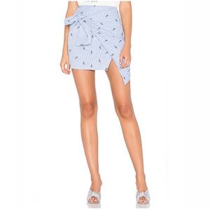 REVOLVE House of Harlow 1960 Blue embroidered Skirt